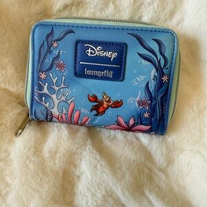 Loungefly Disney Blue and Pink Wallet